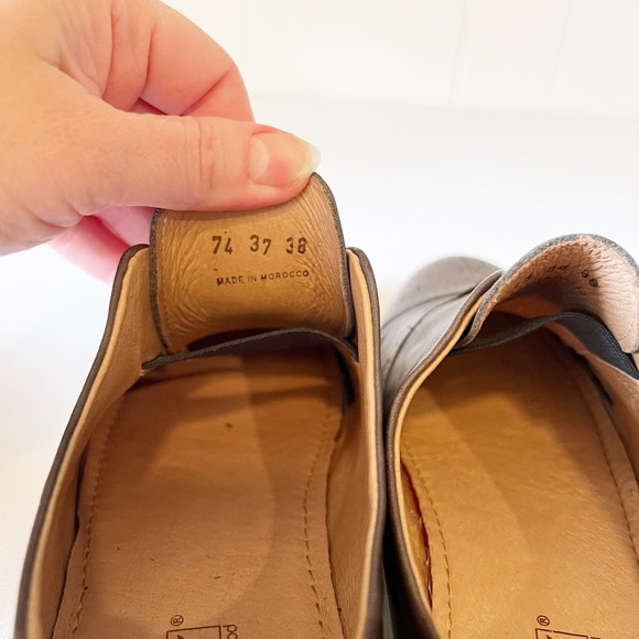 PIKOLINOS | Pyrgos Oxford Shoes Women Smoke Gray Leather Cap Toe Slip On Sz 7.5 - Picture 13 of 16